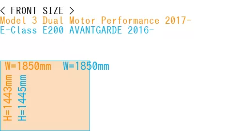 #Model 3 Dual Motor Performance 2017- + E-Class E200 AVANTGARDE 2016-